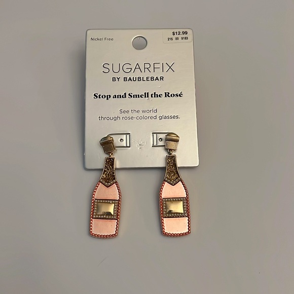 SUGARFIX by BaubleBar “Stop and Smell the Rose’” Earrings - Picture 2 of 6